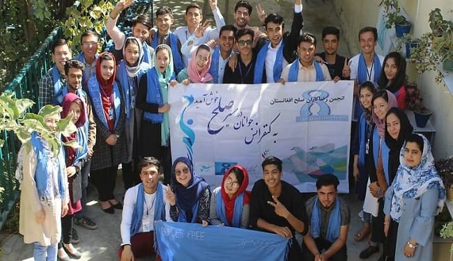 An annual youth peace conference organized by the Afghan Peace Volunteers last year