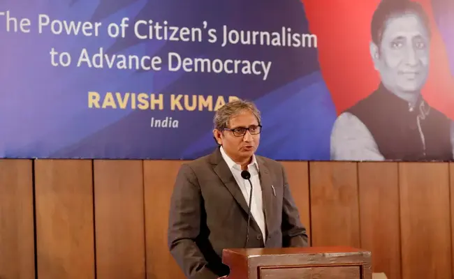 Journalist Ravish Kumar